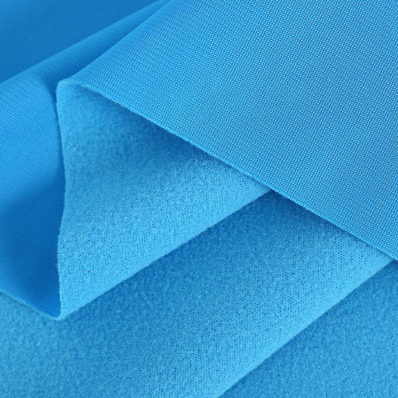 Clinquant Velvet 230G 200G Warp Knitting Single-Sided Grasping Fleece Cloth Knitted Fabric Sweater Sports School Uniform Fabric