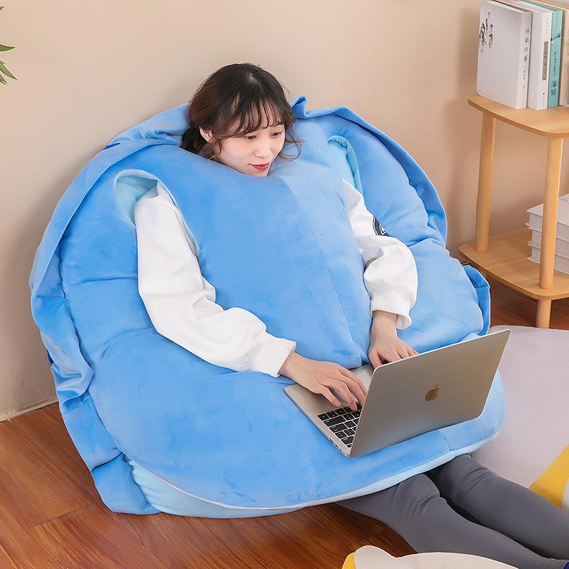 internet celebrity dangling turtle shell plush toy little girl doll large lazy sofa children's sleeping companion pillow wholesale