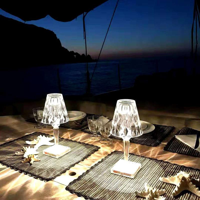 Shenzhen Led Crystal Lamp Wholesale Indoor and Outdoor Decoration Romantic Crystal Table Lamp Can Make Logo Beautiful and Easy to Use details Picture