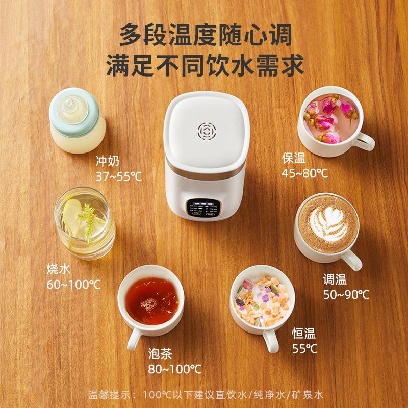 摩动电热水杯小型烧水杯旅行便携式烧水壶加热保温杯电热加热水杯白底实物图