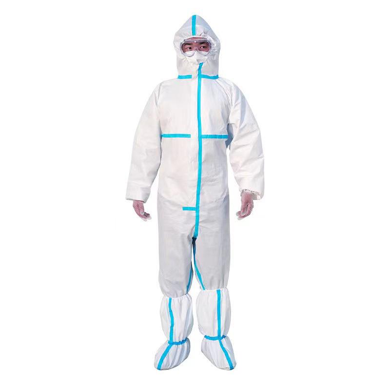 factory wholesale runzheng medical protective clothing one-piece disposable medical protective clothing animal husbandry independent packaging Item Picture