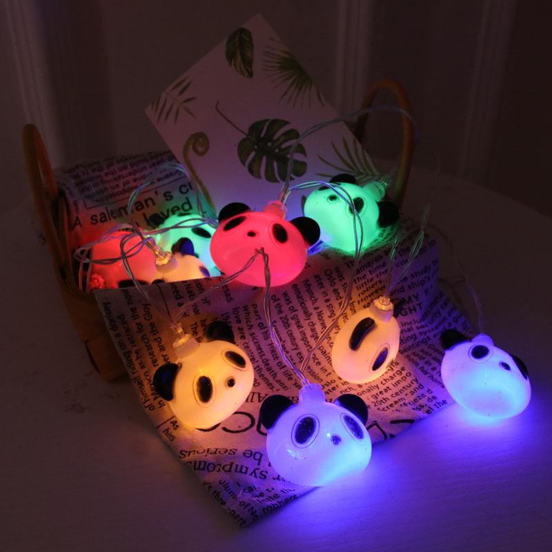 led new lantern panda creative lighting chain atmosphere genoptics aura essence string flashing light scene cartoon cute small night lamp Application Scenario