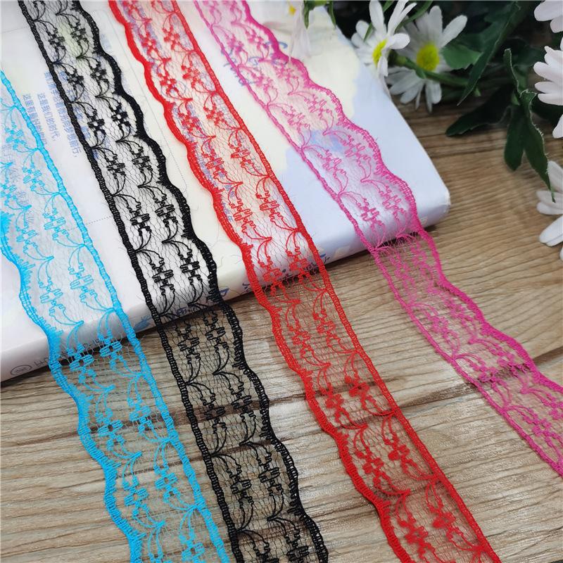 133 wedding ribbon jewelry decoration ribbon lace rice lace clothing accessories diy jewelry in stock 2cm details Picture