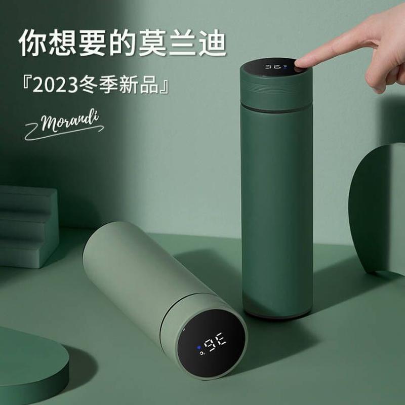 316不锈钢保温杯时尚学生便携水杯马卡龙茶杯磨砂情侣莫兰迪杯子