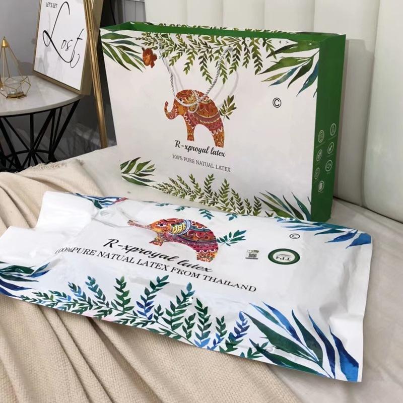 new royal thailand elephant latex pillow adult natural latex pillow neck pillow insert factory direct sales wholesale delivery details Picture