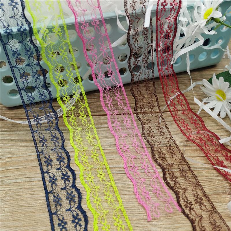 133 wedding ribbon jewelry decoration ribbon lace rice lace clothing accessories diy jewelry in stock 2cm Specification drawing
