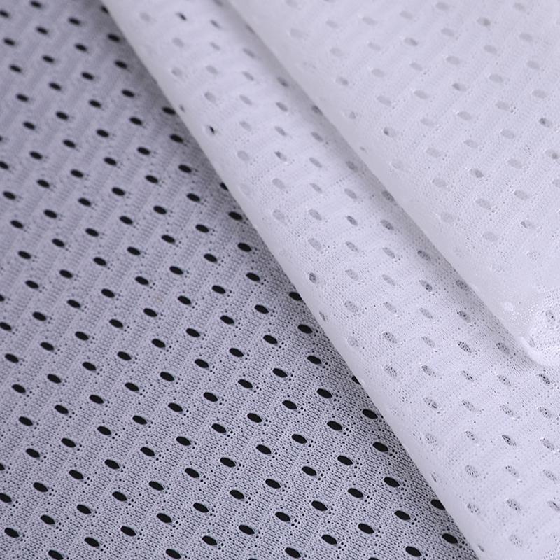 68d110g Filament Warp Knitting Mesh Hole Cloth Breathable Bag Latex Pillow Core Seat Mattress Home Textile Fabric Specification drawing