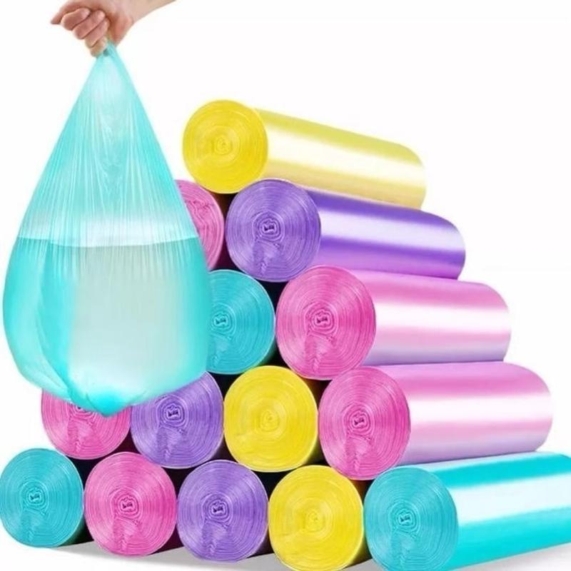 [thickened plain top type garbage bags] a large number of household disposable portable plastic bags kitchen large garbage bags