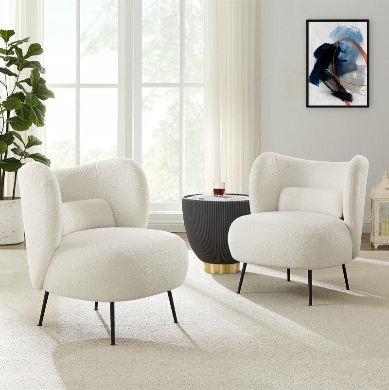 nordic living room light luxury fabric lazy sofa beauty salon fashion lambswool sofa chair clothing store comfortable sofa
