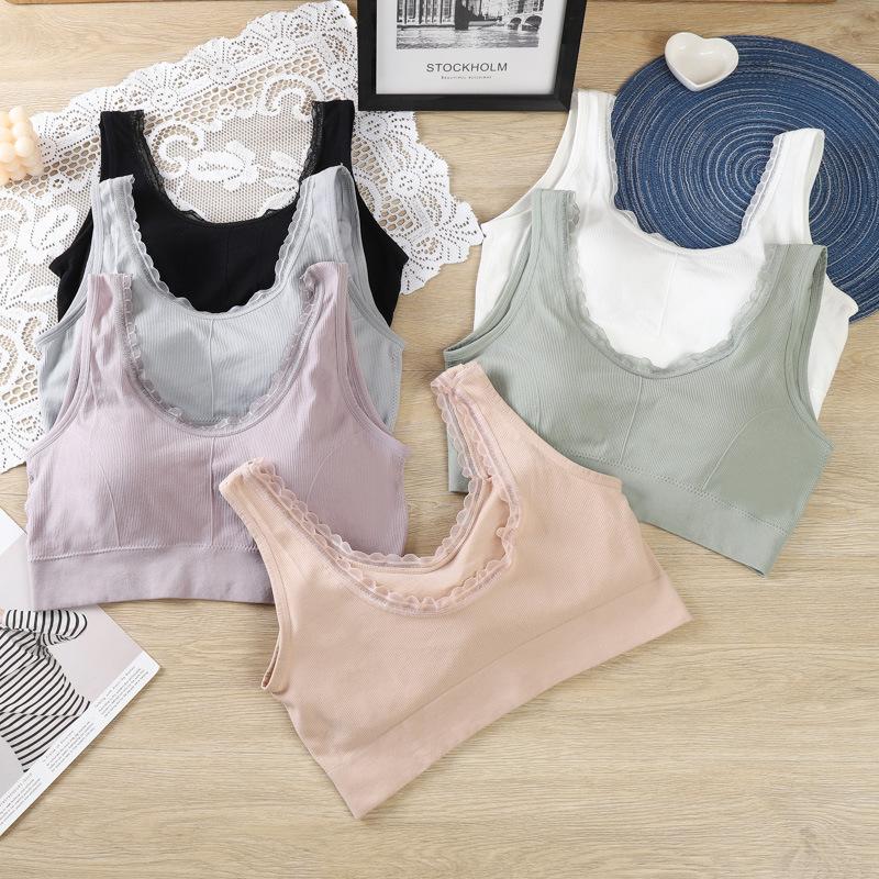 Extra Large plus-Size Anti-Exposure Beauty Back Tube Top Women's Seamless Wide-Brimmed Shoulder Strap Chest Wrap Underwear Latex Breathable Coaster details Picture