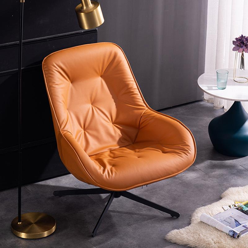 nordic lazy sofa single sofa chair small apartment living room lazy chair seat bedroom balcony leisure back chair