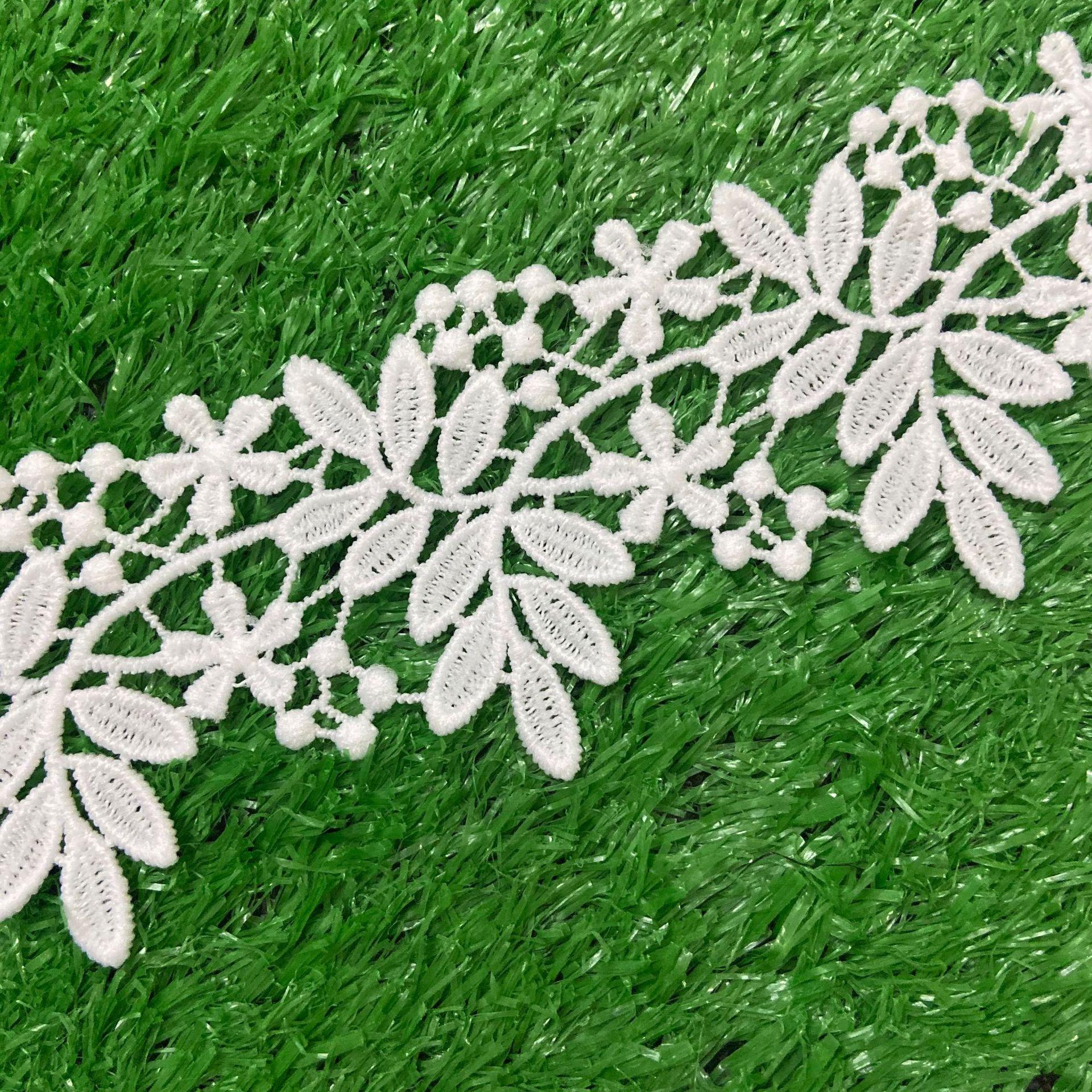 New Spot Lace Embroidered Water Soluble Milk Silk Lace lolita Lace Lace Lace Trim Application Scenario