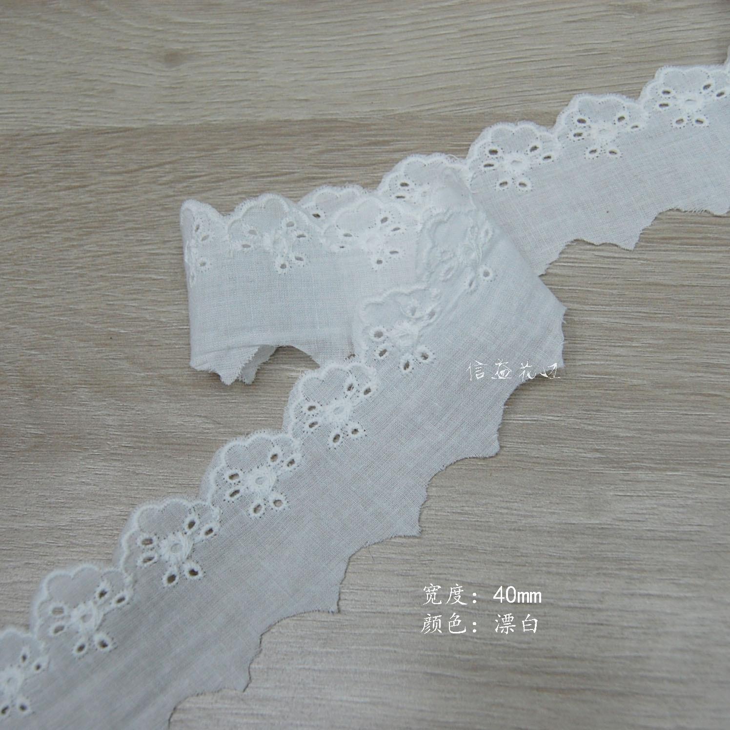 3.0 cotton thread stair lace curtain sofa lace home textile fabric craft clothing accessories factory direct supply