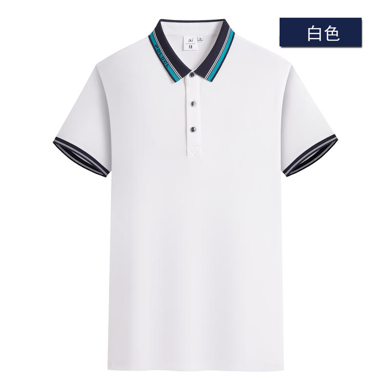Spring and Summer new loose and comfortable linen short-sleeved lapel POLO shirt DX-99217 Specification image
