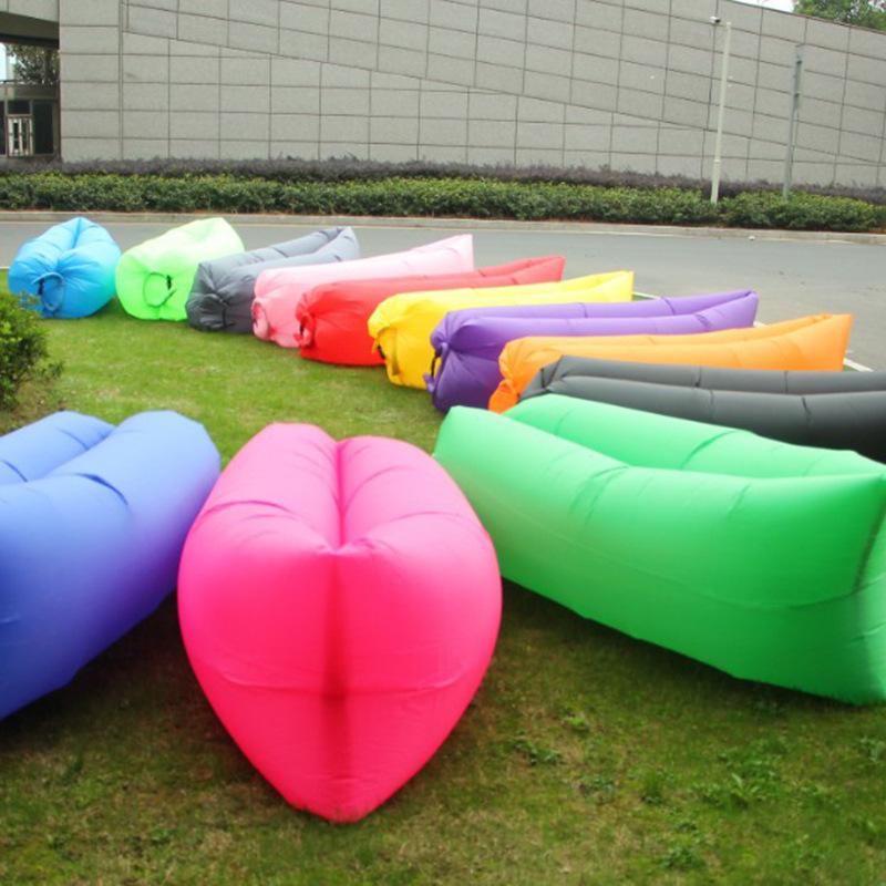 Ultralight Wholesale Outdoor Sofa Portable Lazy Sofa Folding Airbed Beach Lazy Air Sofa Sleeping Bag Application Scenario