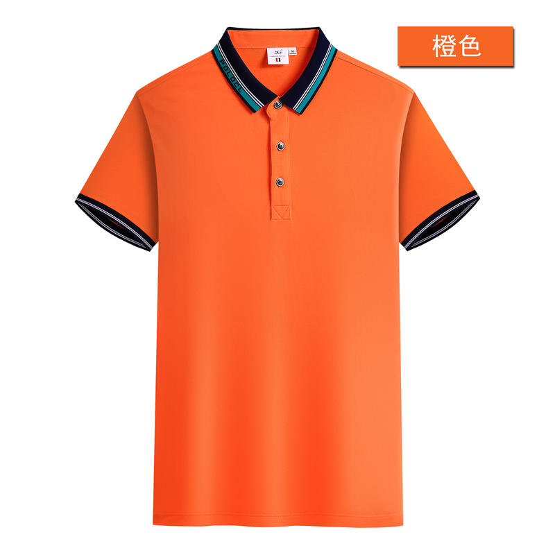 Spring and Summer new loose and comfortable linen short-sleeved lapel POLO shirt DX-99217 Item Picture