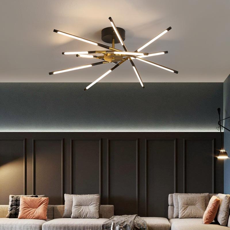 Modern Minimalist Living Room LED Ceiling Light Creative Home Personality Dining-Room Lamp Study and Bedroom Shaped Decorative Lighting details Picture