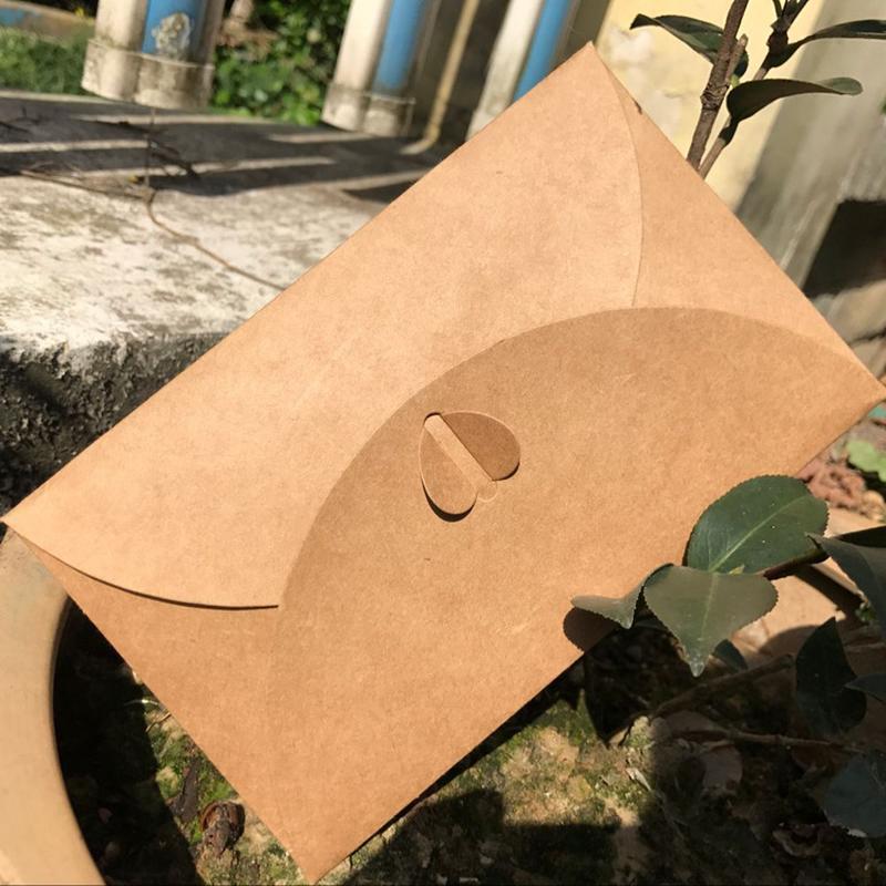 300g kraft paper envelope retro kraft paper envelope handmade diy accessories envelope factory direct sales full figure