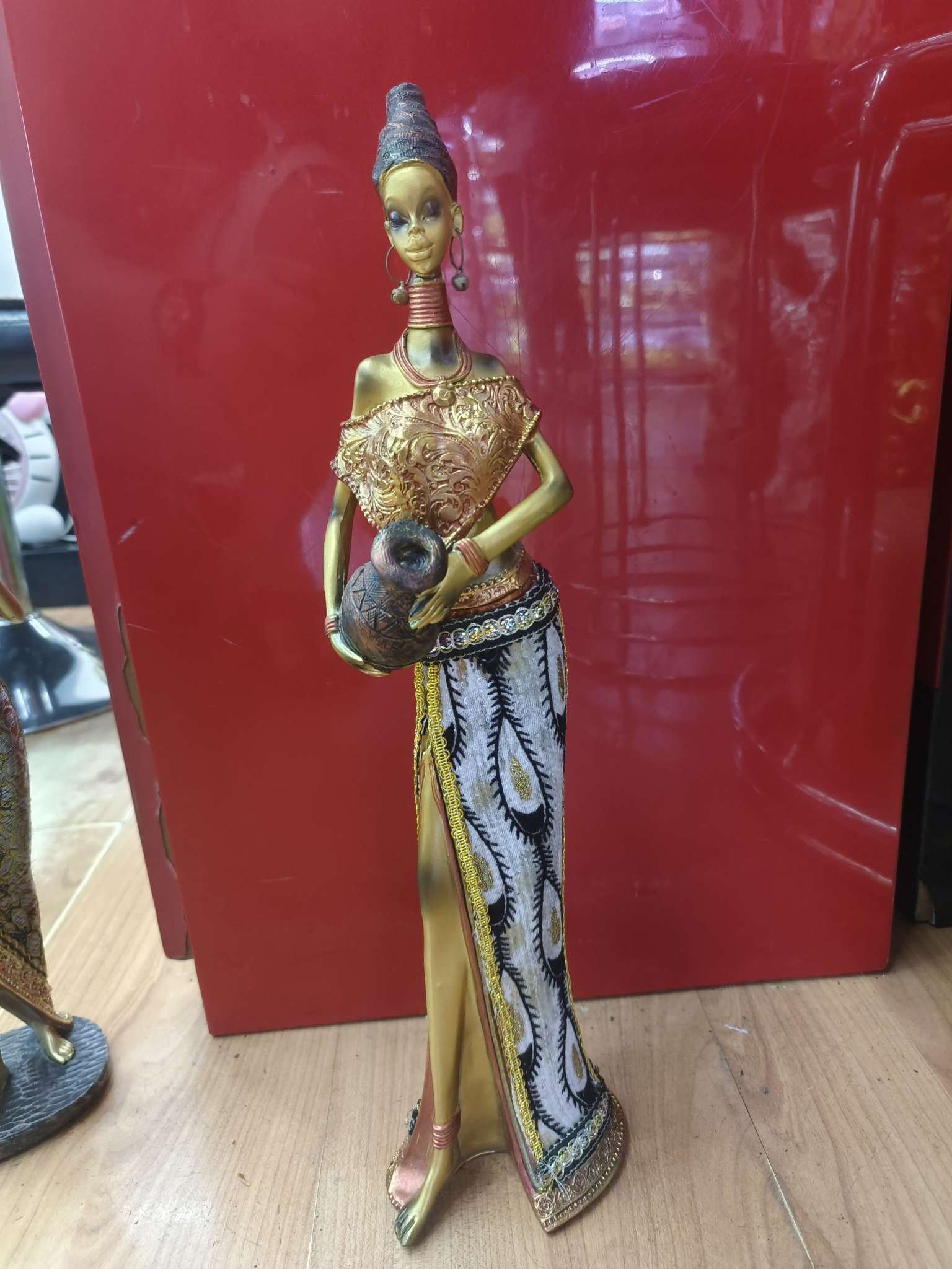 民族风非洲黑人树脂工艺品摆件