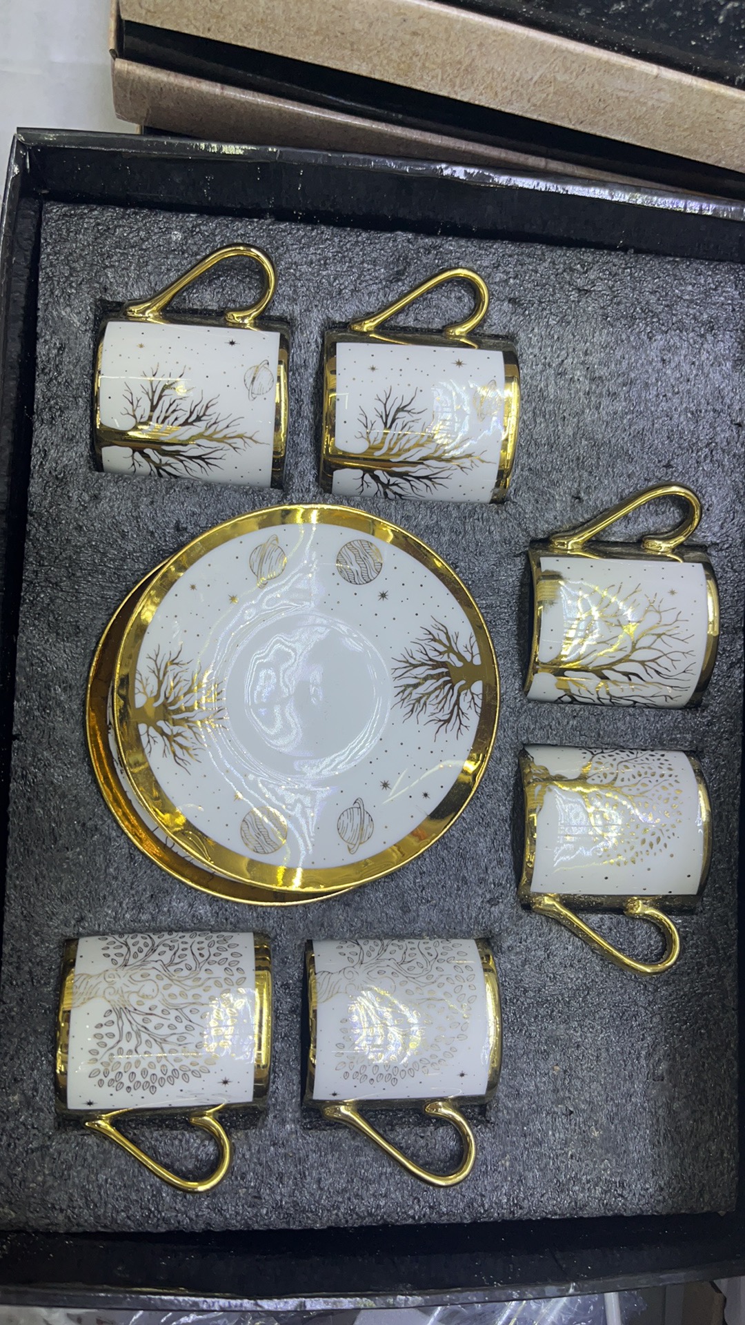 6杯6碟咖啡杯茶杯套装