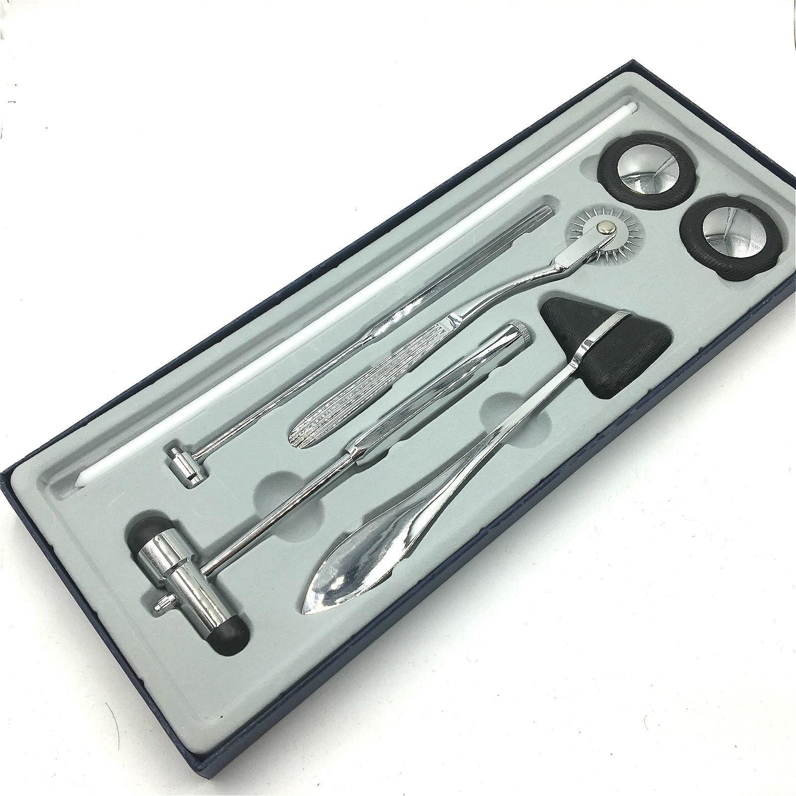 factory direct sales medical neurological hammer 5 pieces suit multi-functional percussion hammer nerve hammer diagnosis hammer gift for personal use