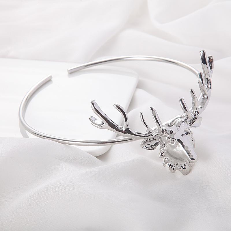 non-perforated curtains straps simple and light luxury metal animal head one deer have you deer head diy replaceable curtain buckle Application Scenario