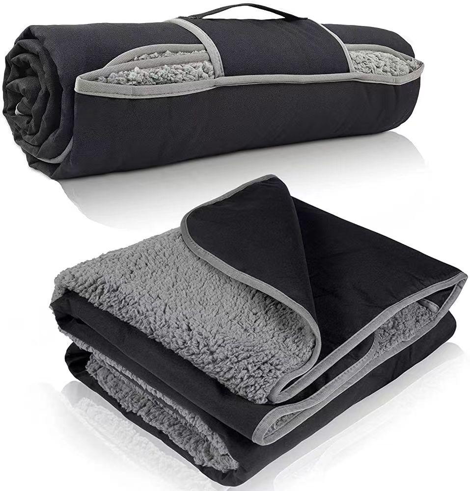 Amazon Portable Blanket Outdoor Waterproof Camping Rugs Outdoor Camping Rugs Washable Camping Blanket Thickened