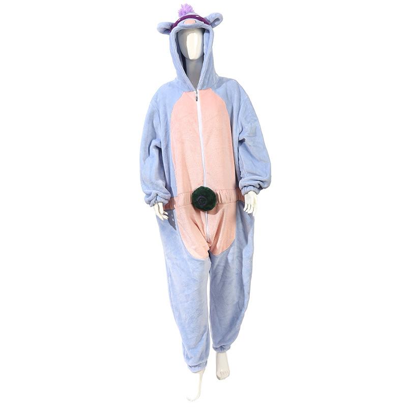 flannel lazy blanket purple animal european and american blanket tv blanket outdoor cold-proof hooded large size thickened pajamas