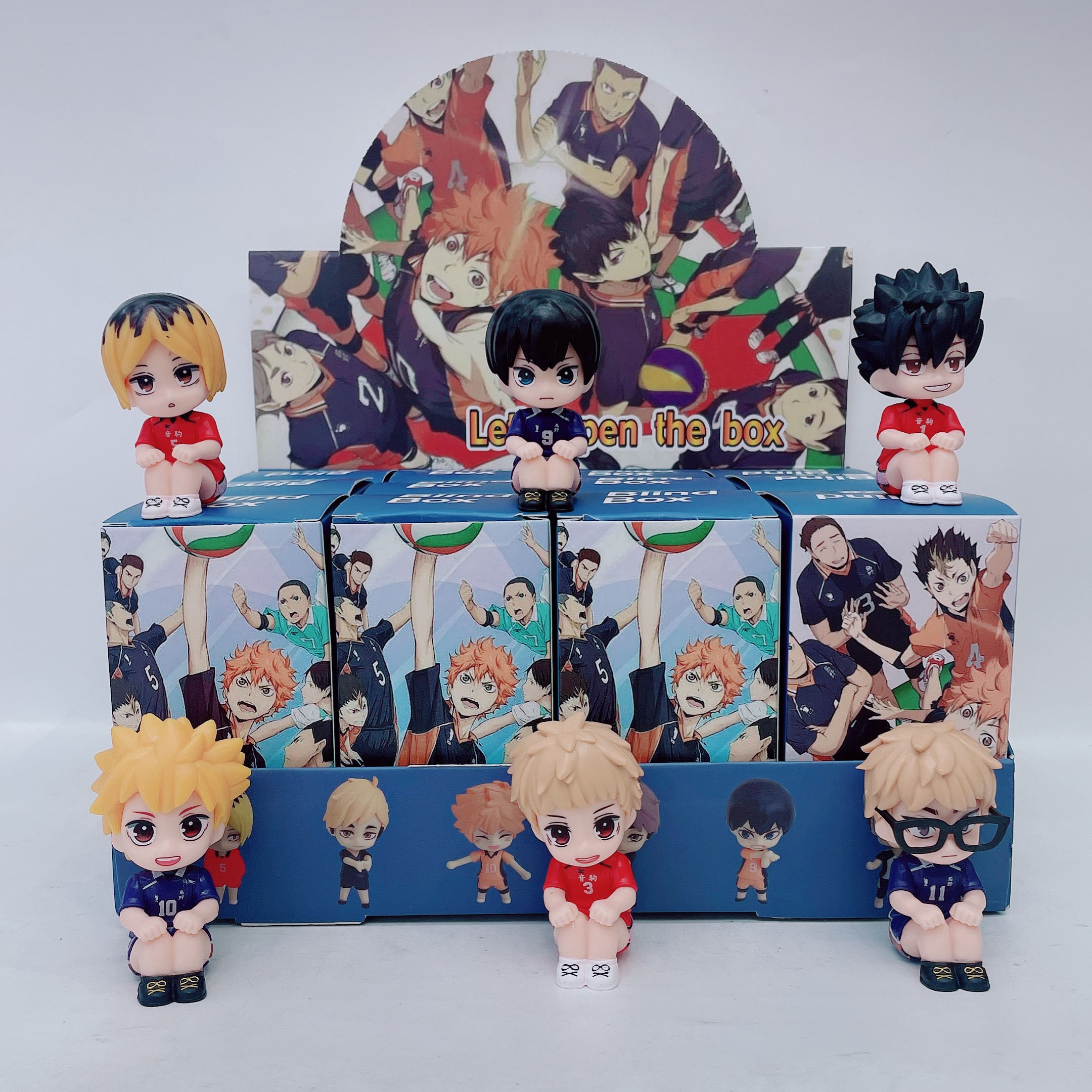 Voleibol juvenil mano oficina de día xiang yang sombra montaña vuelo macho macho anime modelo mesa muñeca merchandising venta al por mayor pic 10