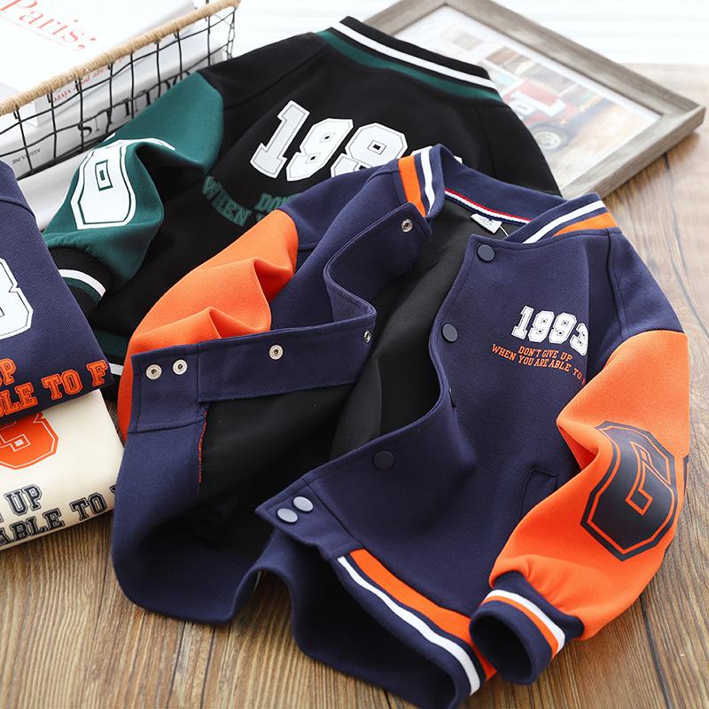children's clothing boys' jacket baseball uniform spring and autumn 2022 new children teens tops kids' jacket sports leisure fashion