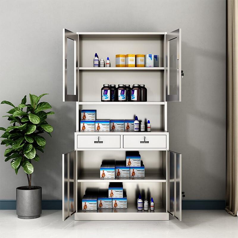 304 stainless steel western medicine cabinet medical instrument cabinet hospital medical disposal table clinic dispensing cabinet pharmacy medicine cabinet