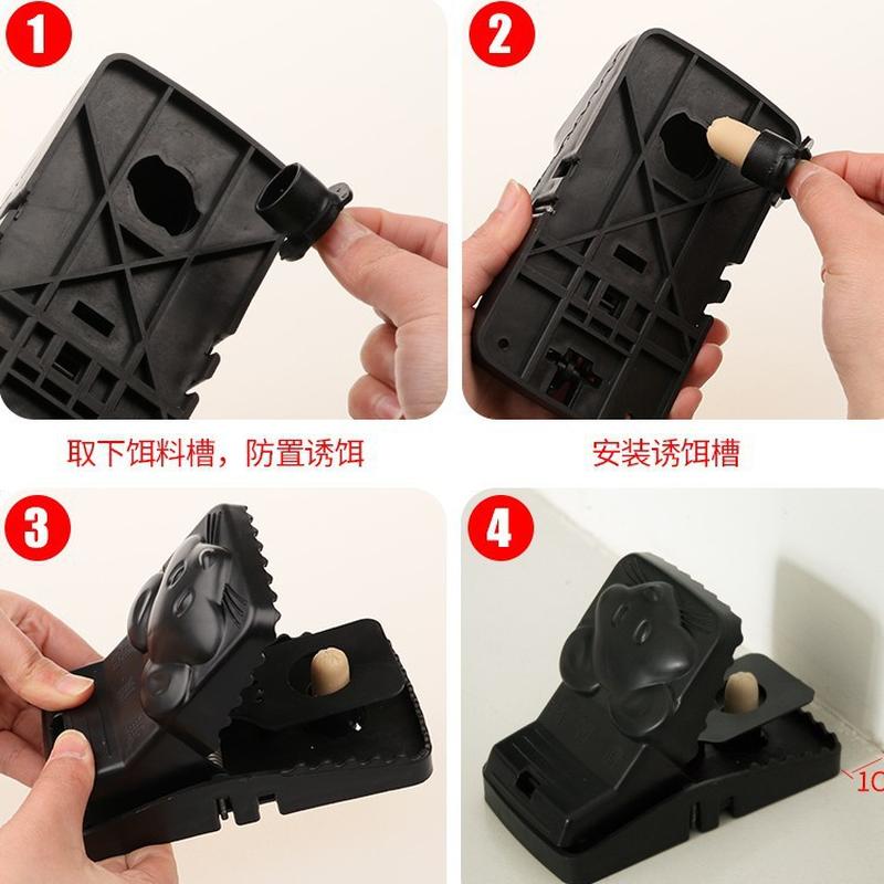 factory direct sales plastic mouse trap mousetrap trap running rivers and lakes hot selling stall products continuous mousetrap details Picture