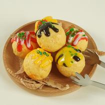 customized simulation japanese octopus maruko candy toy model pendant simulation roasted octopus ball bag ornaments