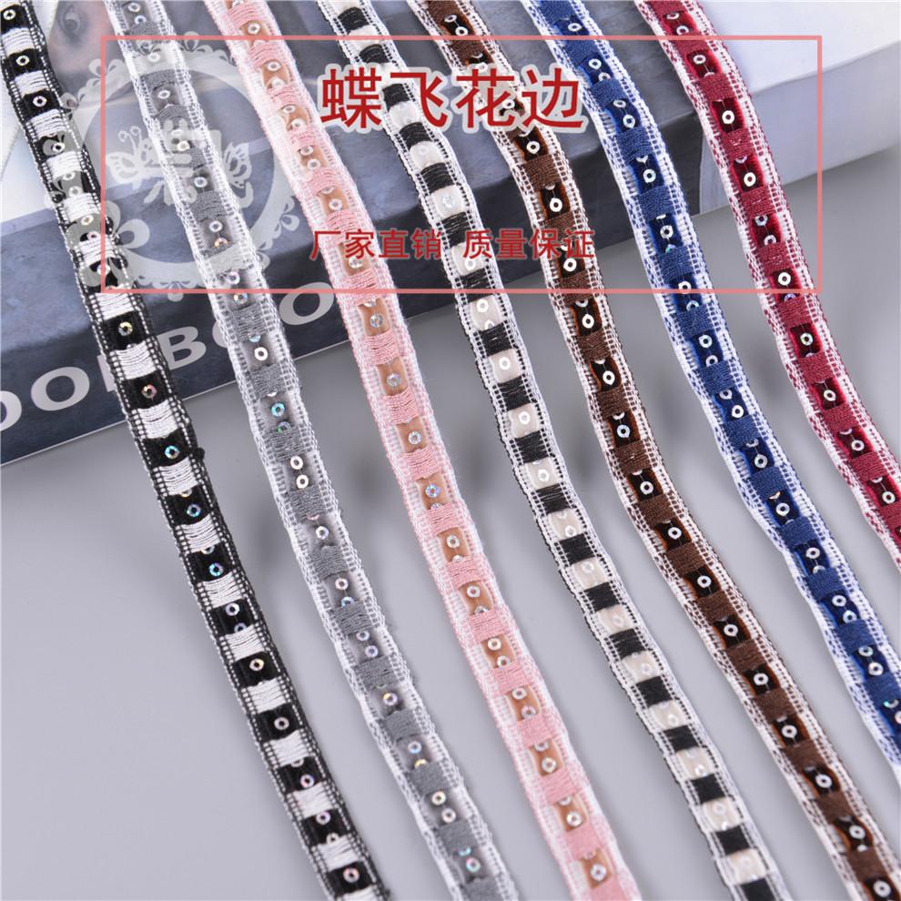 New Flower Classic Style Lace Sequin Classic Style Lace Classic Style Ribbon in Stock New