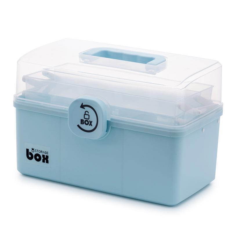 medicine box family pack household large capacity multi-layer medicine storage box medical first-aid kit medical large small size medicine box Item Picture