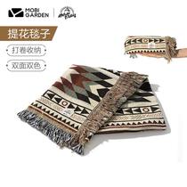 mugadi exquisite camping diamond cotton shawl outdoor camping home thick warm blanket blanket carpet zx