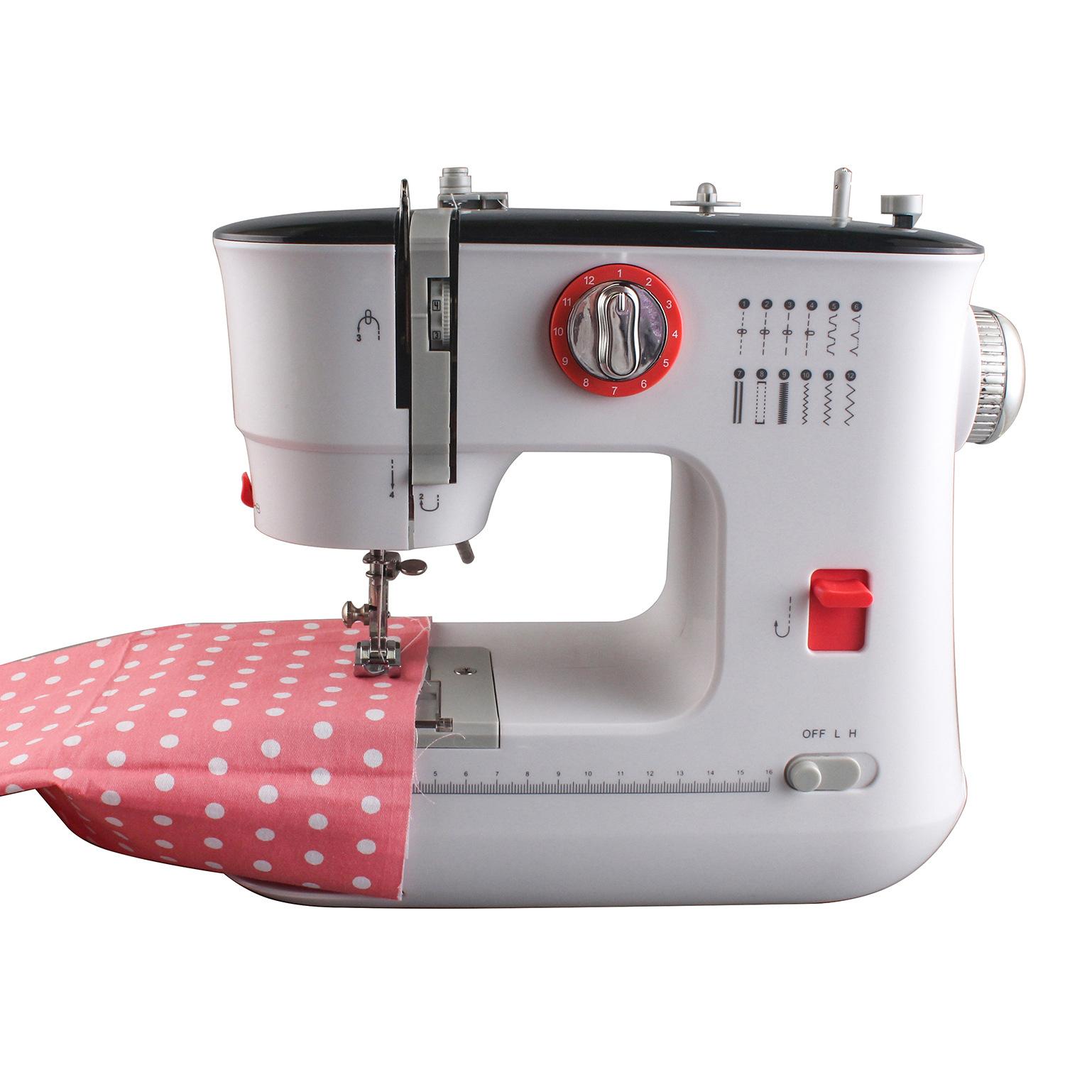 519 Cross-Border Hot Products Mini Multi-Function Sewing Machine Lock Button Eye Eating Thick Household Sewing Machine