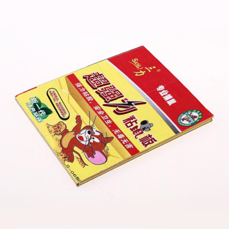 sanli strong mouse sticker wholesale thickened sticky mouse trap sticker household catch rat viscose wholesale a large number of in stock Specification drawing