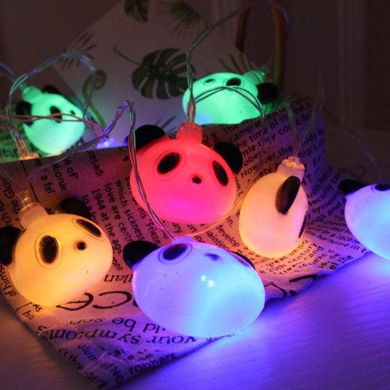 led new lantern panda creative lighting chain atmosphere genoptics aura essence string flashing light scene cartoon cute small night lamp Specification drawing