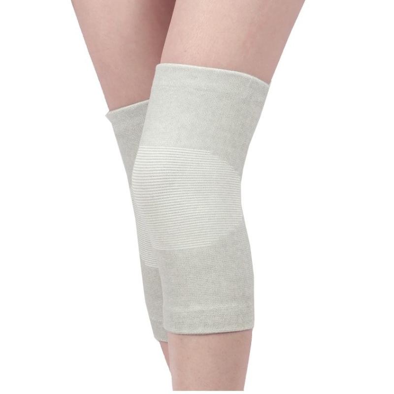 [kneecap] high elasticity fleece-lined warm outdoor products kneecap sports protection imitation bamboo charcoal fabric kneecap