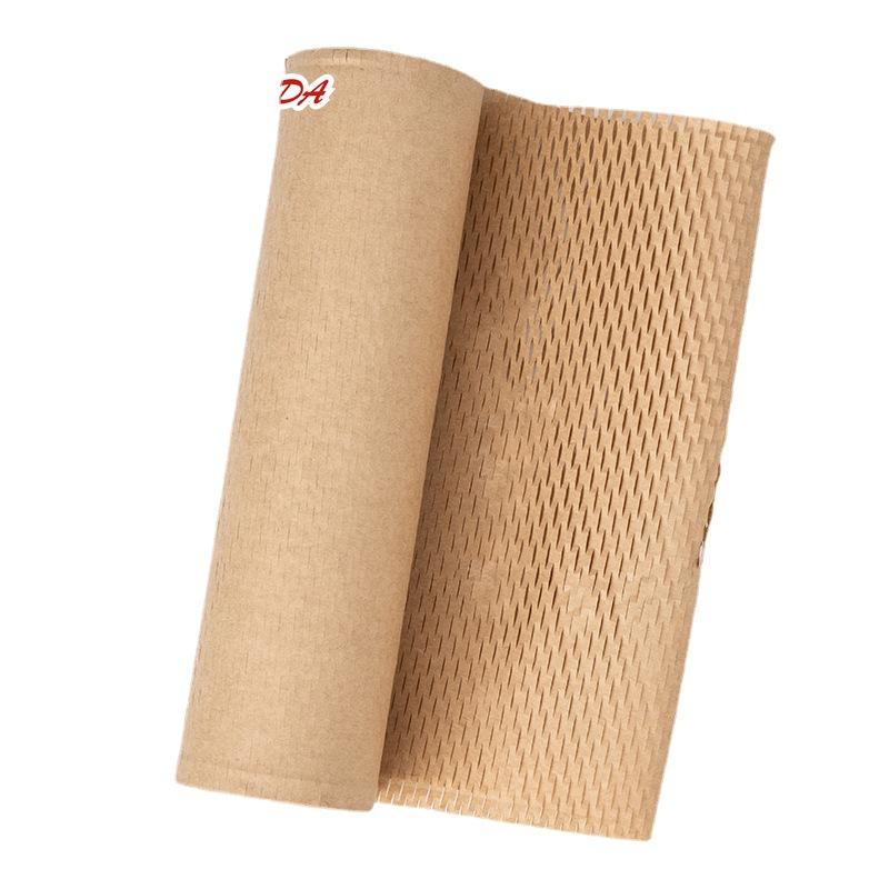 honeycomb paper amazon buffer honeycomb filled kraft paper/grid express cosmetics honeycomb wrapping paper wholesale Item Picture