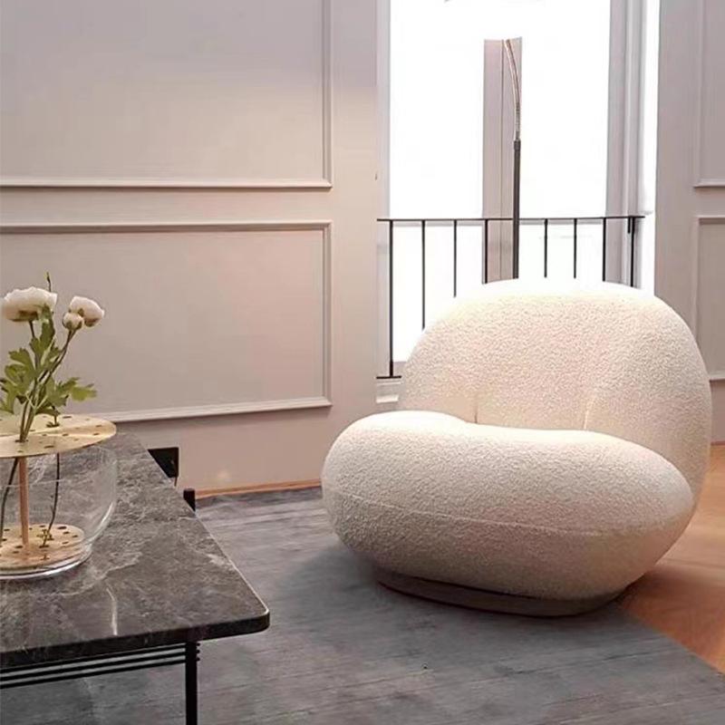 lazy sofa cloud pear reclining single tatami bedroom small apartment cute internet celebrity ins balcony sofa details Picture