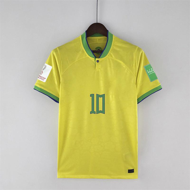 2223 brazil new season football uniform main away fans special edition no. 10 jersey men and women same style
