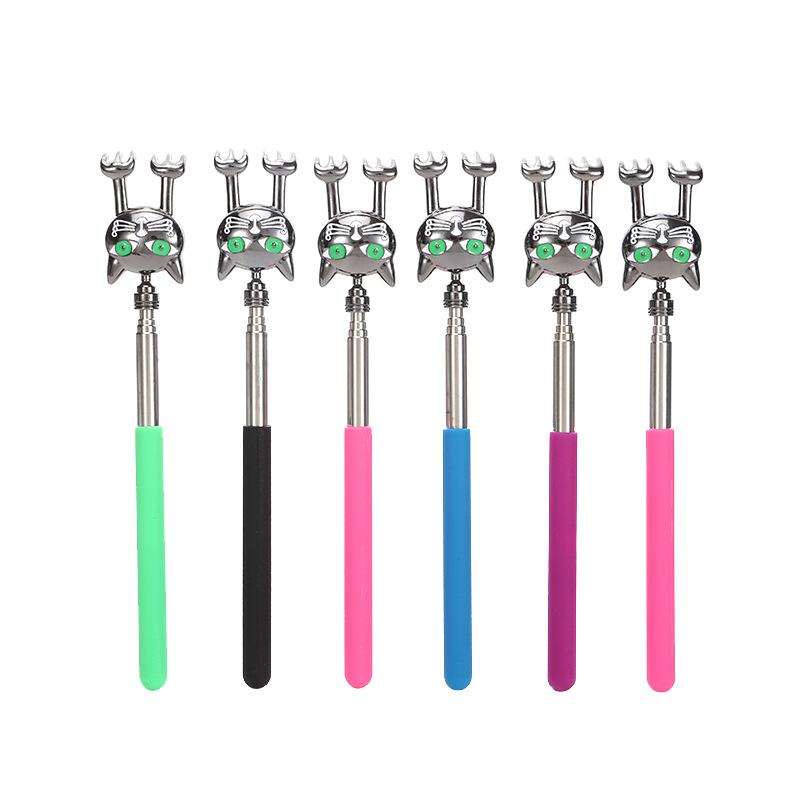 simulation mei mei meow stainless steel telescopic back scratcher old man happy not asking for people scratching device stainless steel back scratcher massage
