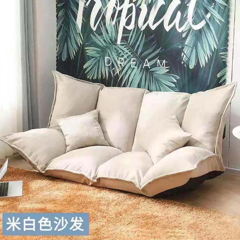 internet celebrity lazy sofa tatami double small apartment foldable small sofa simple floor sofa bed dual-use hair
