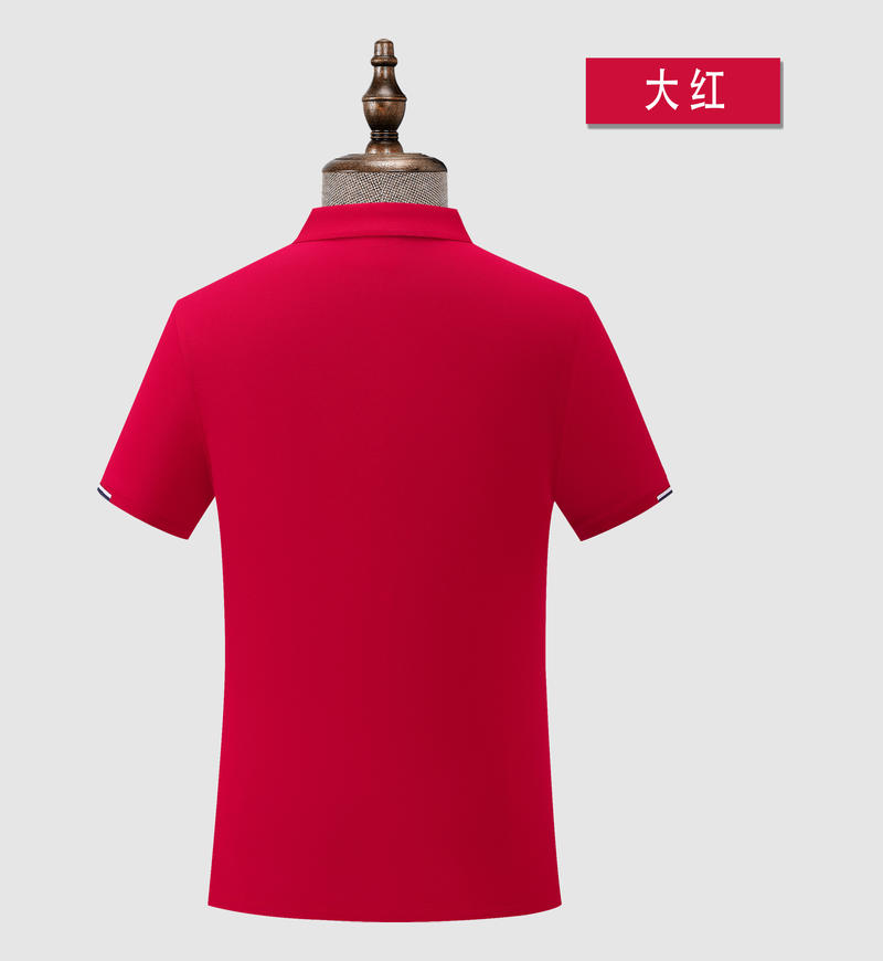 春夏新款宽松舒适奥代尔紧赛棉短袖翻领POLO衫DX-3344详情17