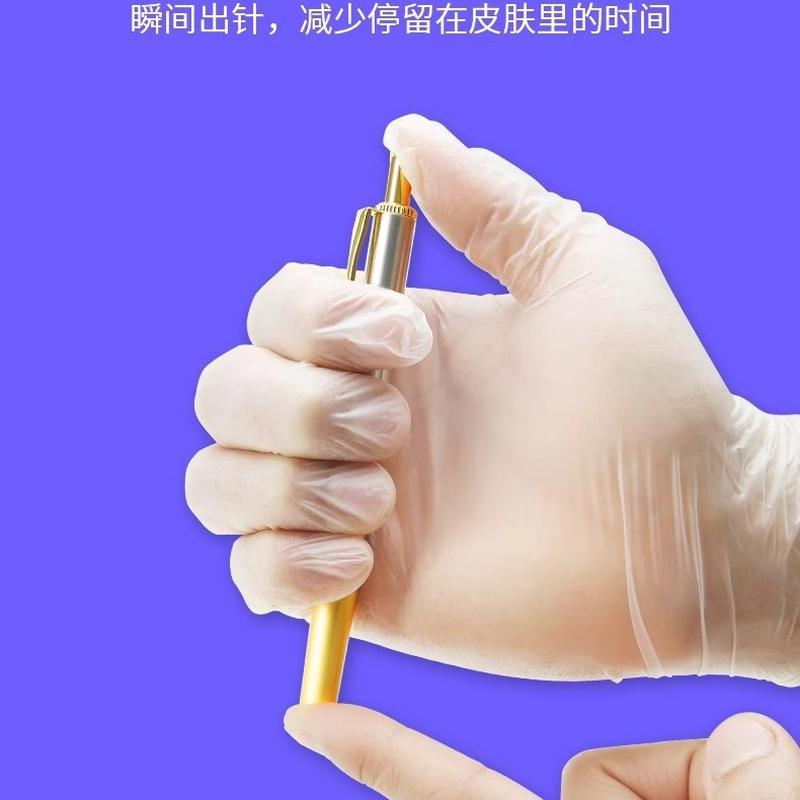 medical blood-collection pen household finger pricking pen cupping pricking collaterals bleeding fleam disposable blood glucose needle blood collection needle details Picture