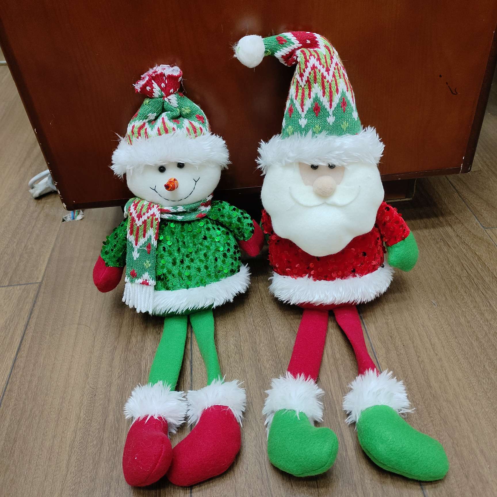 圣诞娃娃布艺娃娃