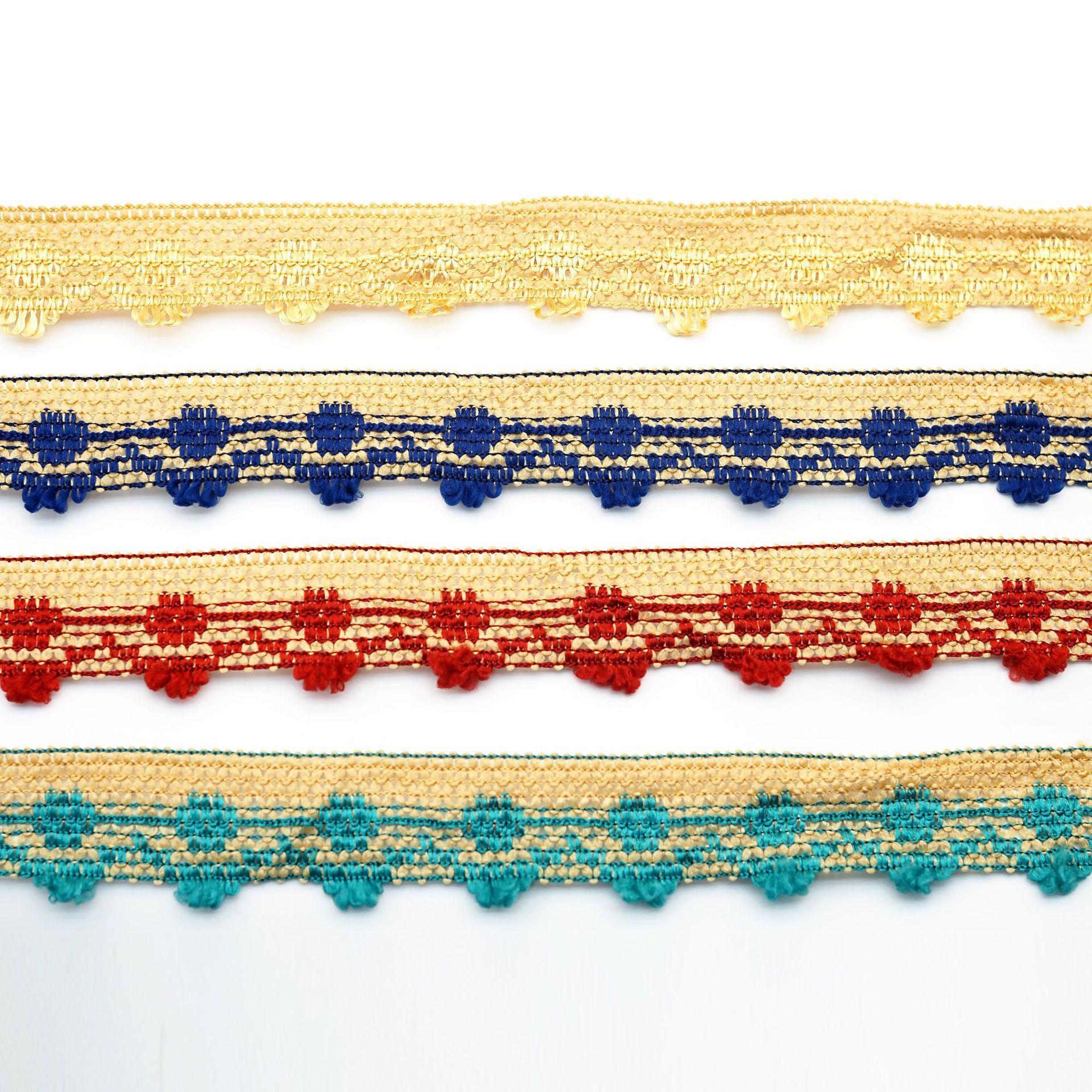 factory direct supply 3cm national style lace color elastic retail wholesale clothing accessory laces