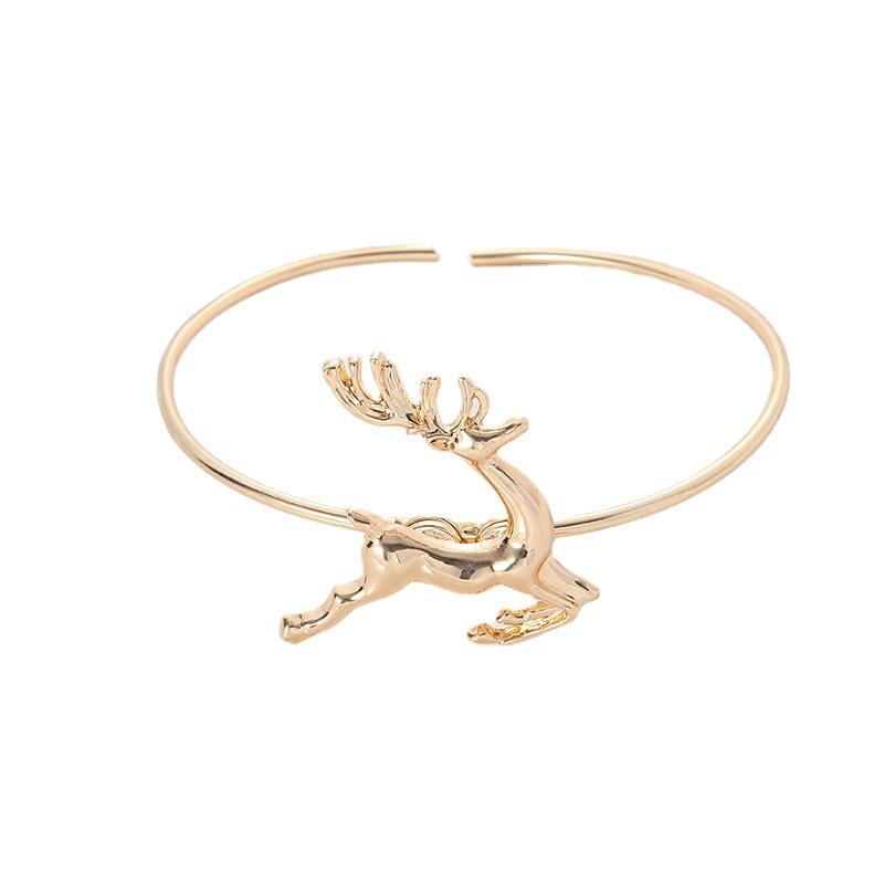 creative punch-free simple and light luxury curtain bandage metal animal deer can be repeatedly removed and randomly shaped curtain buckle Item Picture